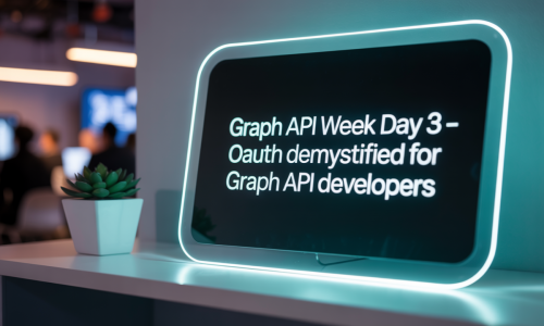 Graph API Week Day 3 – OAuth Demystified for Graph API Developers